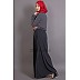 Burqa in two contrast part | Grey-Black Burqa in two contrast part | Grey-Black